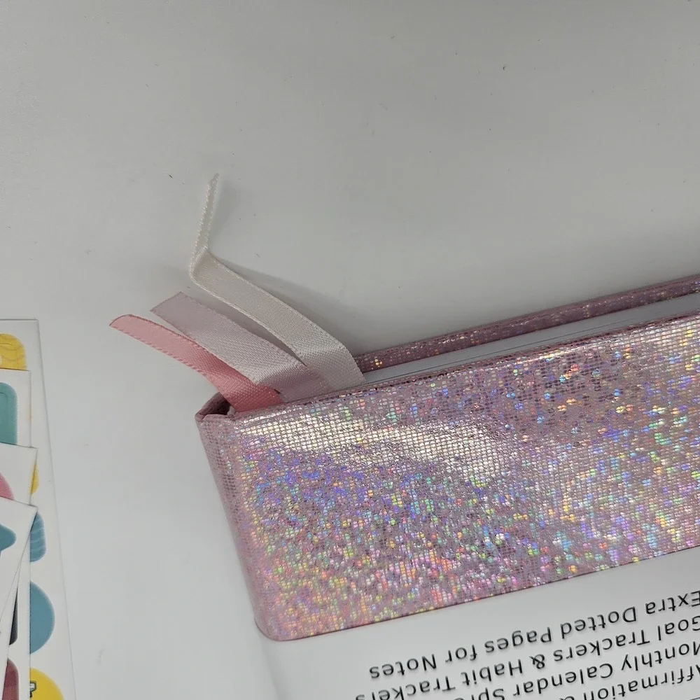 Weekly Planner Non-dated Elastic Closure Stickers & Pen Holder New